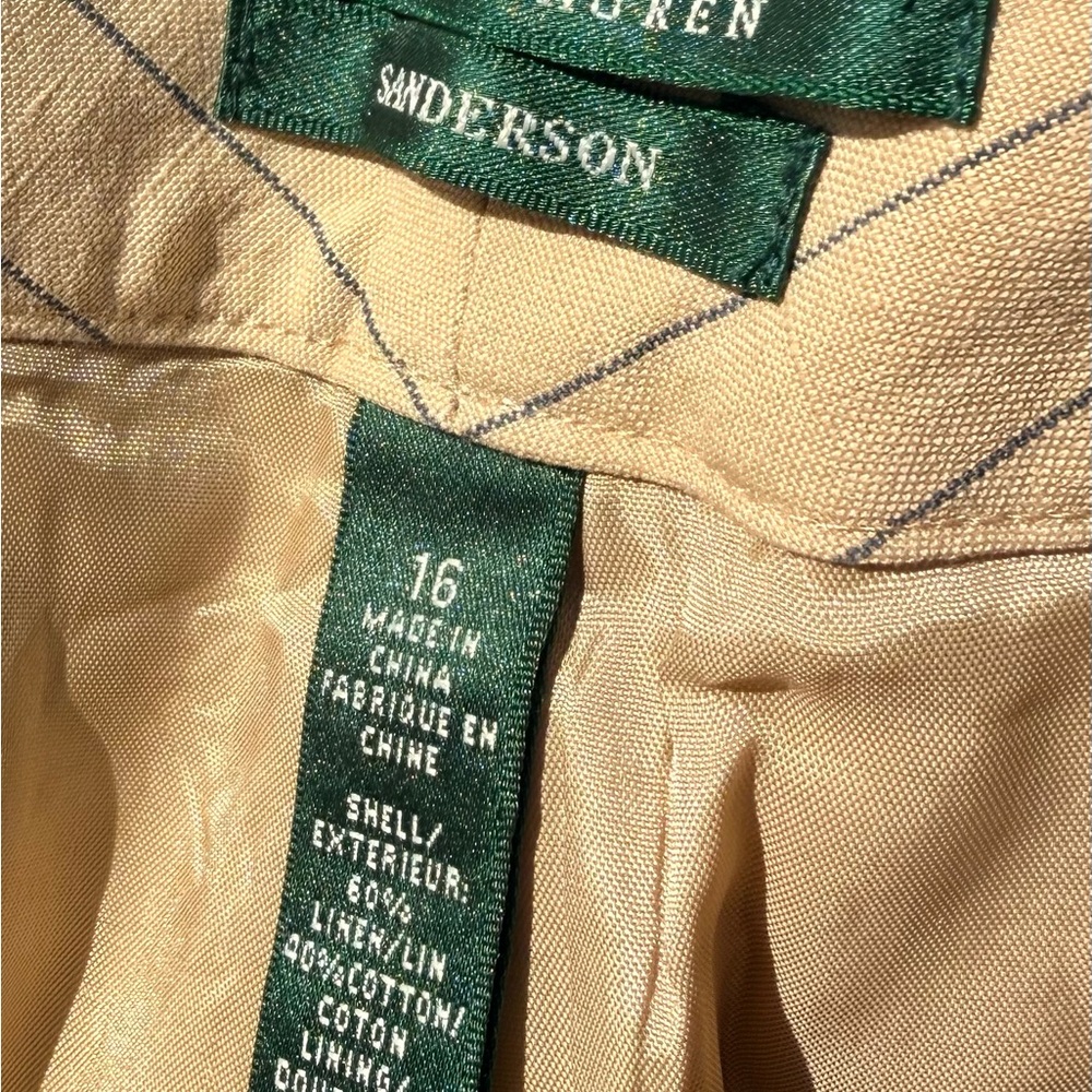 Sanderson Beige Lined Jacket - Beige